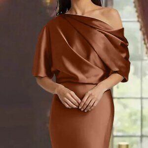 SATIN Guest Wedding dress